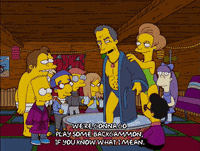 bart simpson sherri & terri GIF