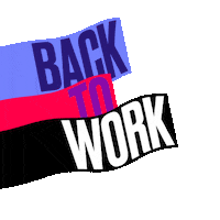Work Flag Sticker