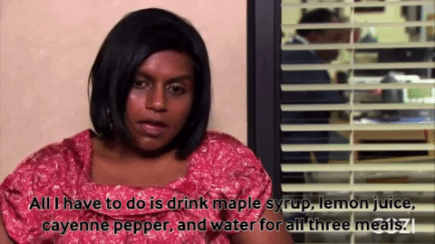leahhhsss giphygifmaker the office kelly kapoor juice cleanse GIF