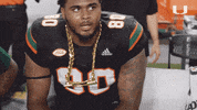 College Football Smile GIF by Miami Hurricanes