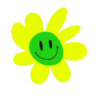 Happy Flower Sticker by iriskristen