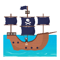 Man Overboard Ocean Sticker