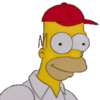The Simpsons Yes Sticker