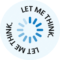 ProductDock thinking think let me think think about Sticker