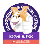 Patron Raquel Sticker by Doggygraphics