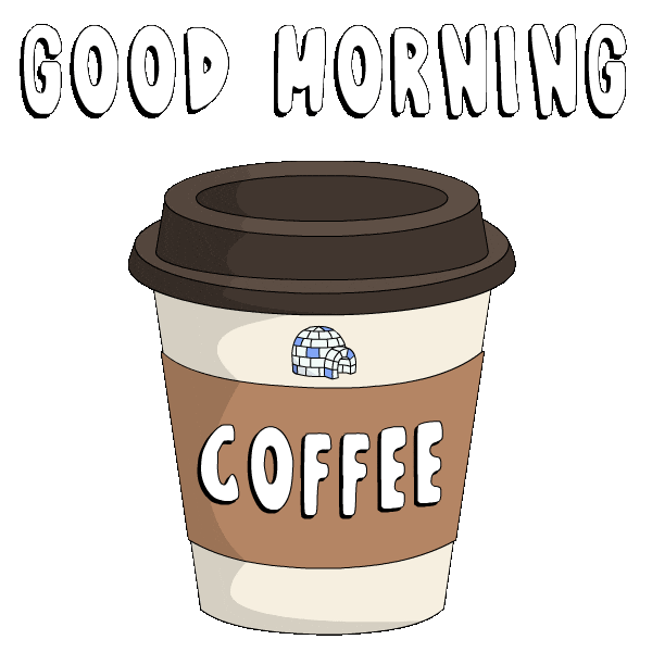 Good Morning Coffee Sticker by Pudgy Penguins
