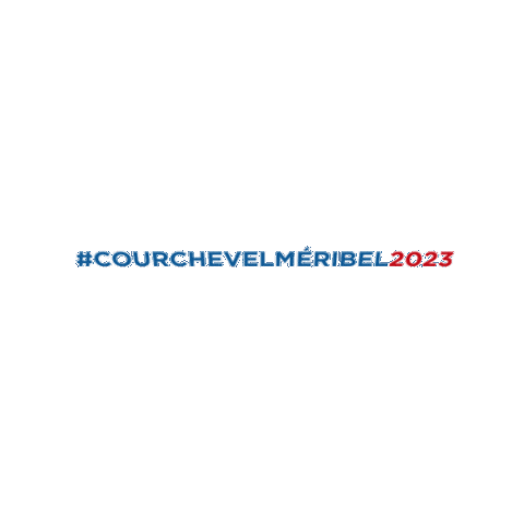 CourchevelMeribel2023 giphyupload ski alpine skiing courchevel Sticker