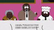 chef hello GIF by South Park 