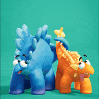 High Five Best Friends GIF by Claynosaurz