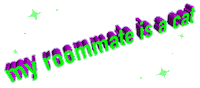 Cats Text Sticker
