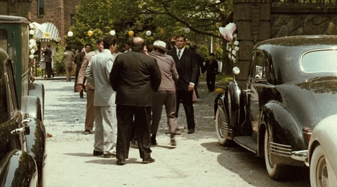 giphyupload movie camera breaking the godfather GIF