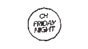 Night Friday Sticker by COMMON HEPATICA