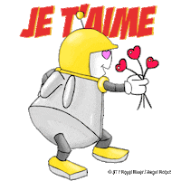 I Love You Heart Sticker by Royalriver