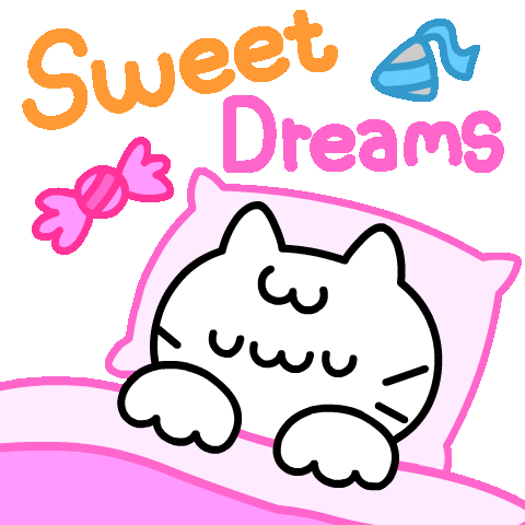 Sleepy Good Night Sticker by Mikitti