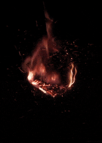 fire flames GIF by Head Like an Orange