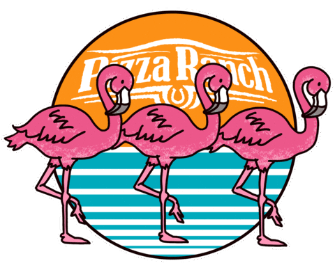 Sticker Sunset Sticker by Pizza Ranch