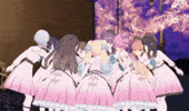 Love Live Huddle GIF