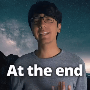 At the end of the day,