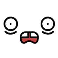 Scared Face Sticker by Artandsuchevan