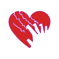 Heart Pain Sticker