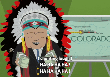 indian laughter GIF by South Park 