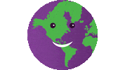 moter__coruna green arrow earth planet Sticker