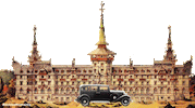 Vintage Car Sticker by TheDolderGrand
