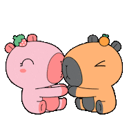 I Love You Kiss Sticker by CAPY-ERA