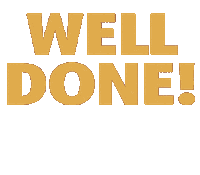 Well Done Sticker by Western University of Health Sciences