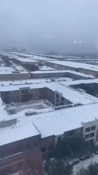 Snow Covers Dallas as Record-Setting Winter Storm Hits North Texas