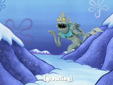 season 8 frozen face-off GIF by SpongeBob SquarePants