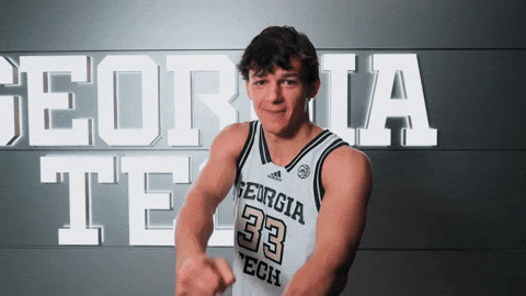 Georgia Tech Basketball GIF by Georgia Tech Yellow Jackets