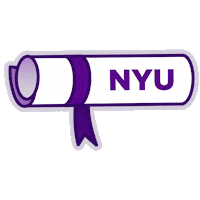 Nyu Class Of 2021 Sticker by New York University