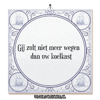 Wijsheid Spreuk Sticker by Tegelspreuken.nl