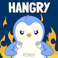 Hungry Penguin GIF by Pudgy Penguins