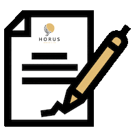 horusimmobilier signature document horus compromis Sticker