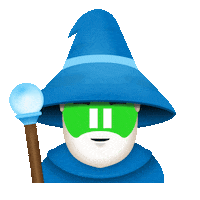sellavibg magic ecommerce smallbusiness merlin Sticker