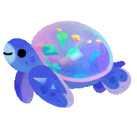 Happy Sea Turtle Sticker by pikaole