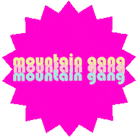 mountaingirlvaldisere girl gang mountain girl mountain gang Sticker