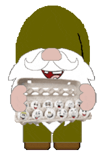 Eggs Gnome Sticker