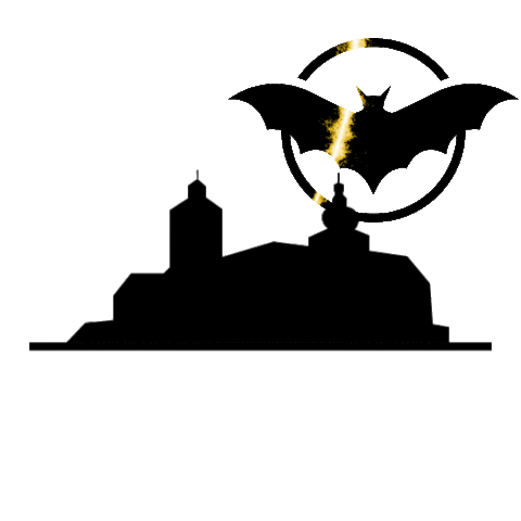 Batman Castle Sticker by Esterhazy