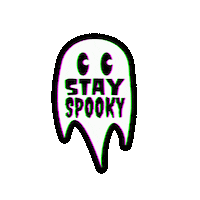 Ghost Stay Spooky Sticker by VAMP