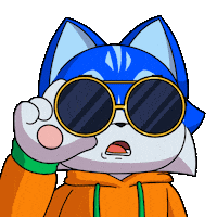 Chris Farley Wow Sticker by Toshithecat