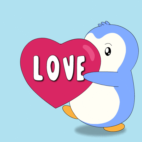 I Love You Heart GIF by Pudgy Penguins