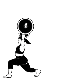 Squat Handstand Sticker by The Benchmark Collection