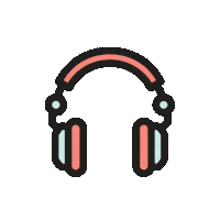 Listening Hardlopen Sticker