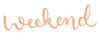 Friday Weekend Sticker by Liana Hughes Creative