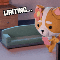 Thinking Waiting GIF by The Plooshies