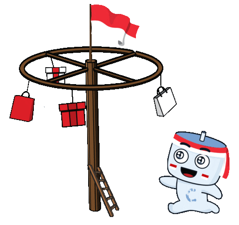 17 Agustus Kemerdekaan Sticker by Cuanderful