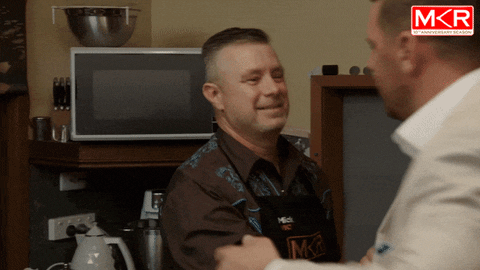bro love GIF by My Kitchen Rules